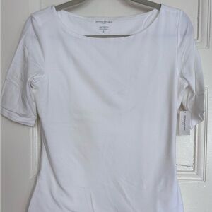 Banana Republic Classic White Short Sleeve Top
